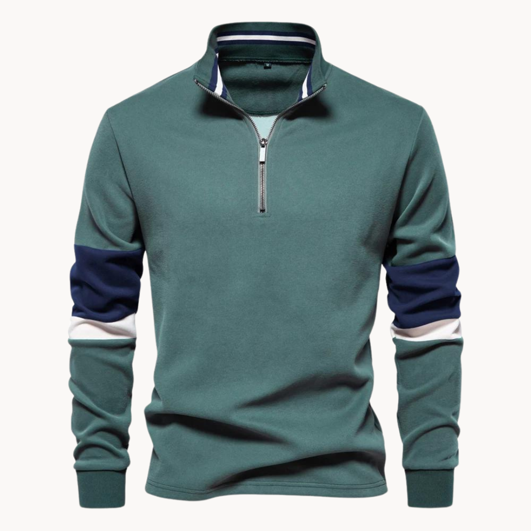 Nathan Quarter-Zip Sweater | Solen