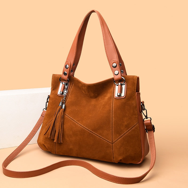 Soft Suede Handbag | Solen