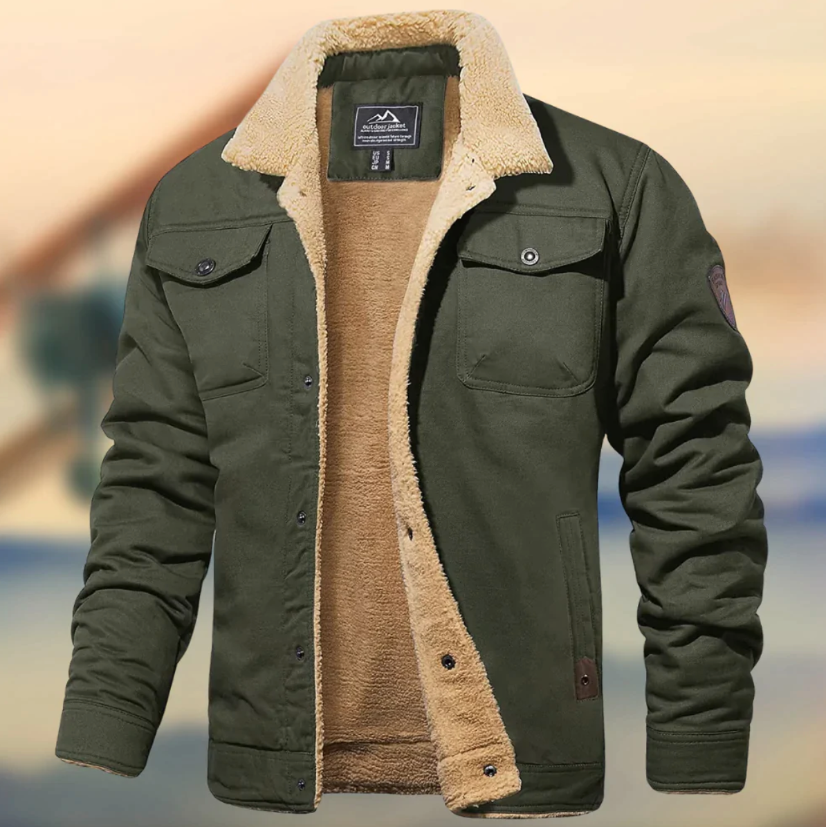Hugo elegant and cozy warm jacket | Solen