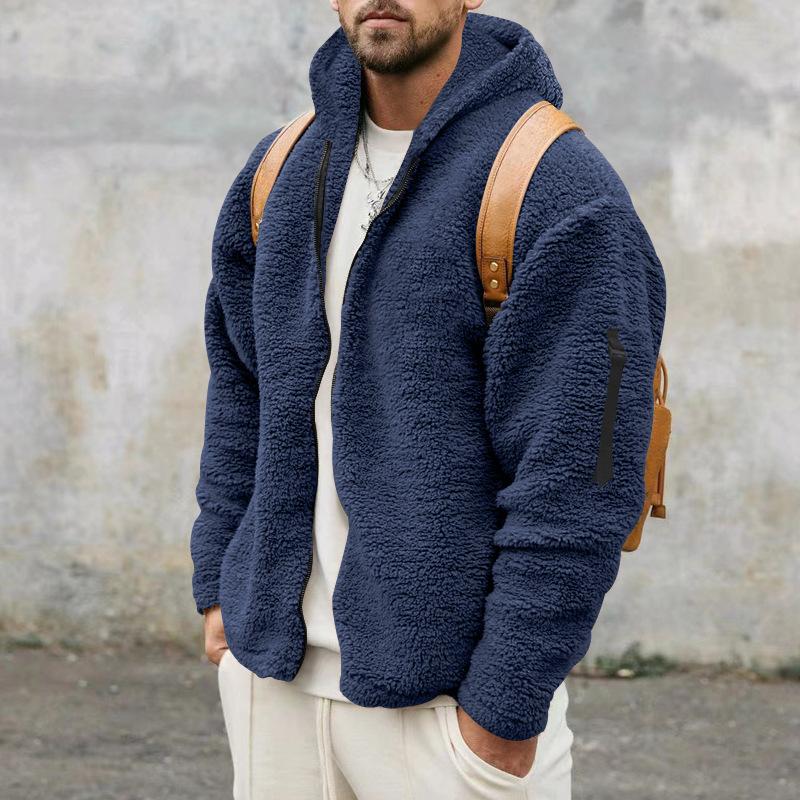 Paul Double Fleece Hooded Jacket | Solen