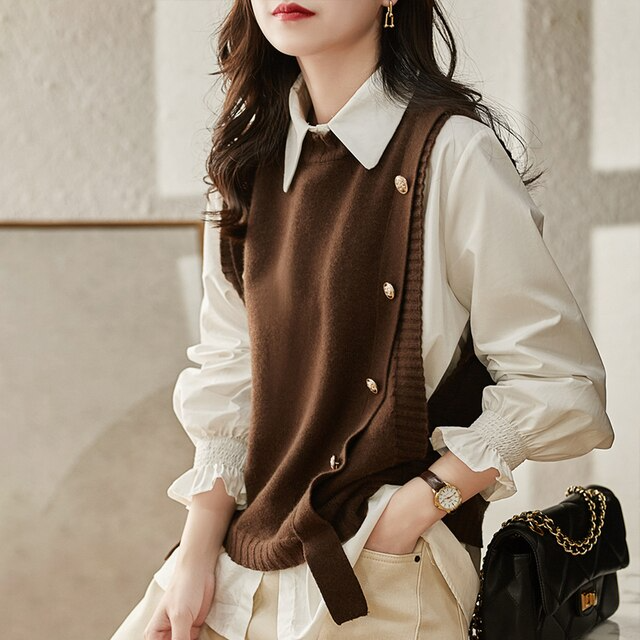 Solid Knitted Vest | Solen