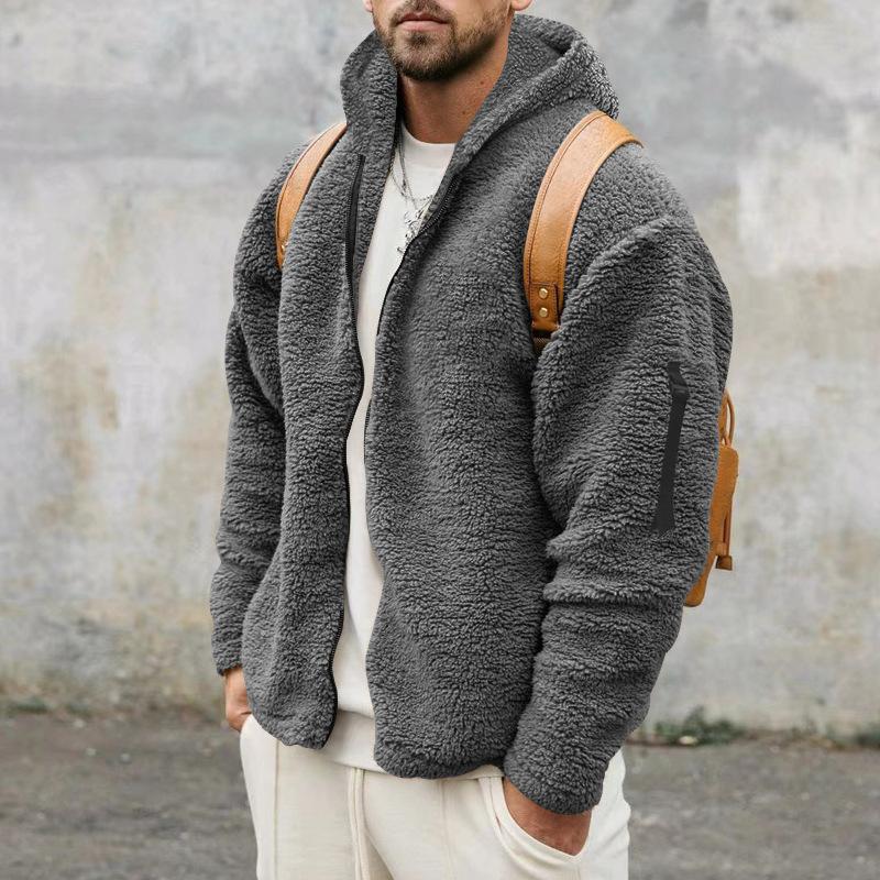 Paul Double Fleece Hooded Jacket | Solen