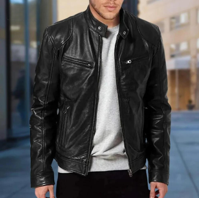 Trenton Leather Men's Jacket | Solen