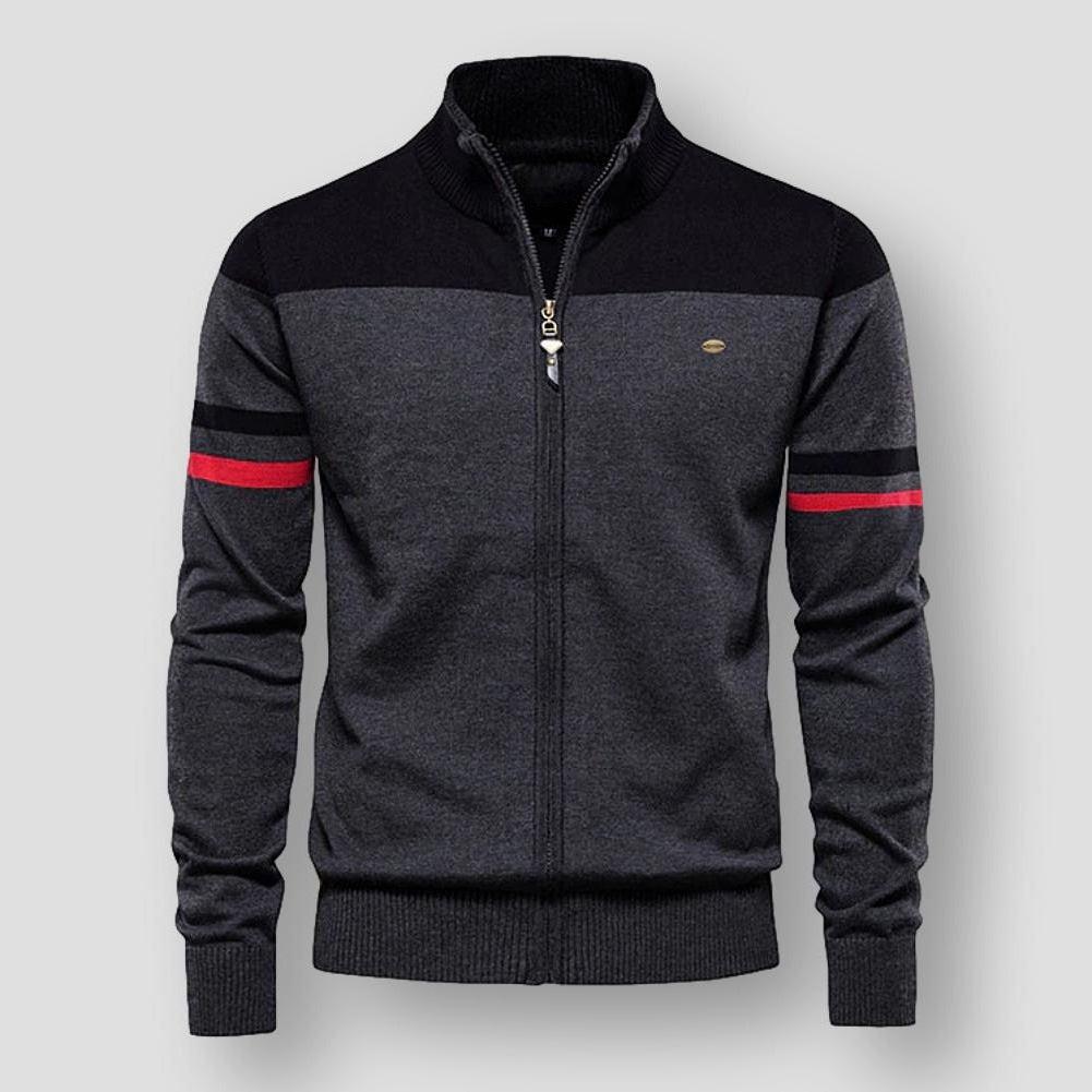 Atlas Retro Striped Bomber Jacket | Solen