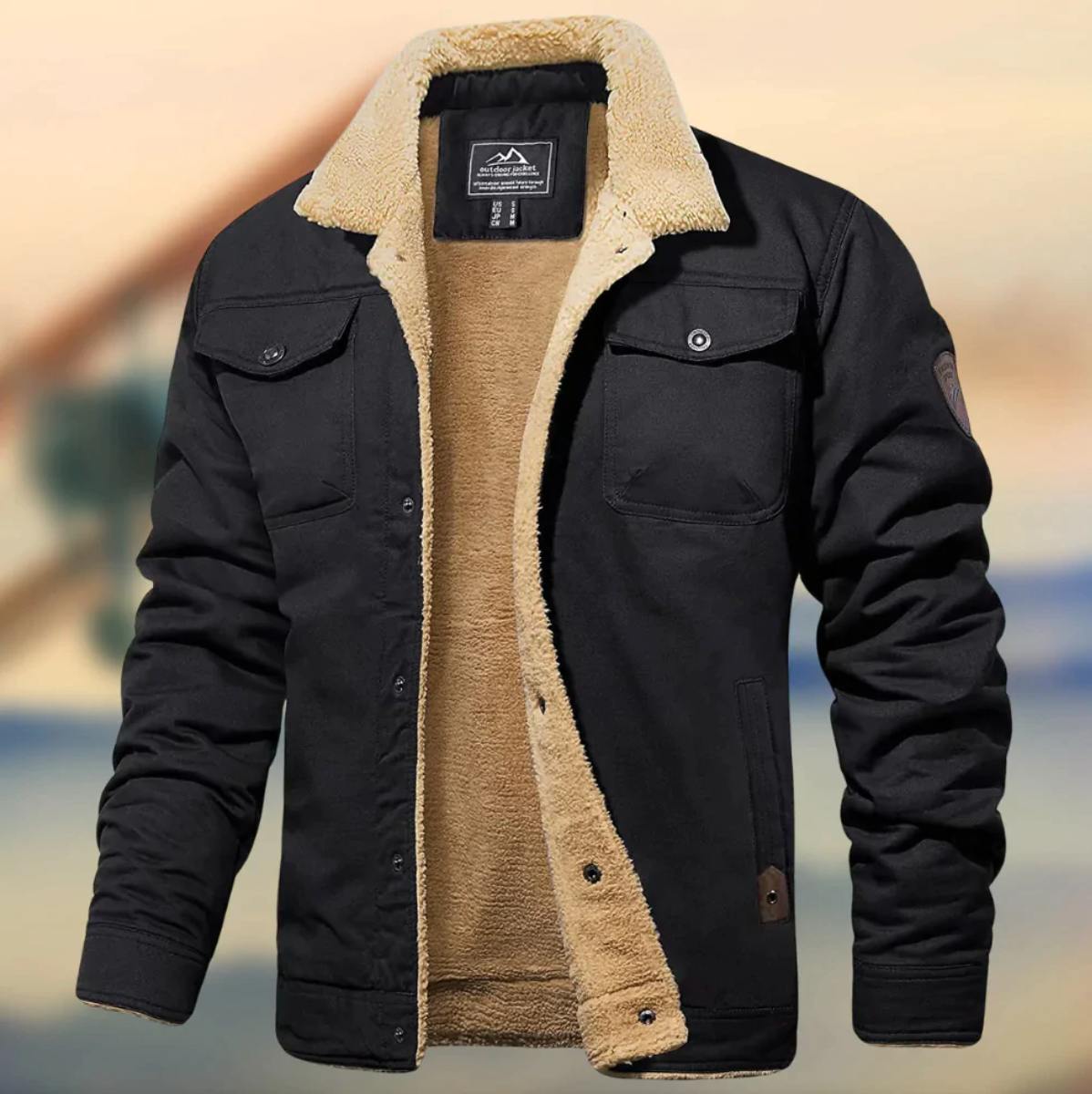 Hugo elegant and cozy warm jacket | Solen
