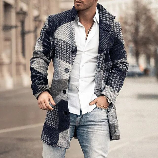 Long Button Up Jacket | Solen